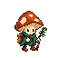 An original prepared 64-pixel game scout with a transparent background
