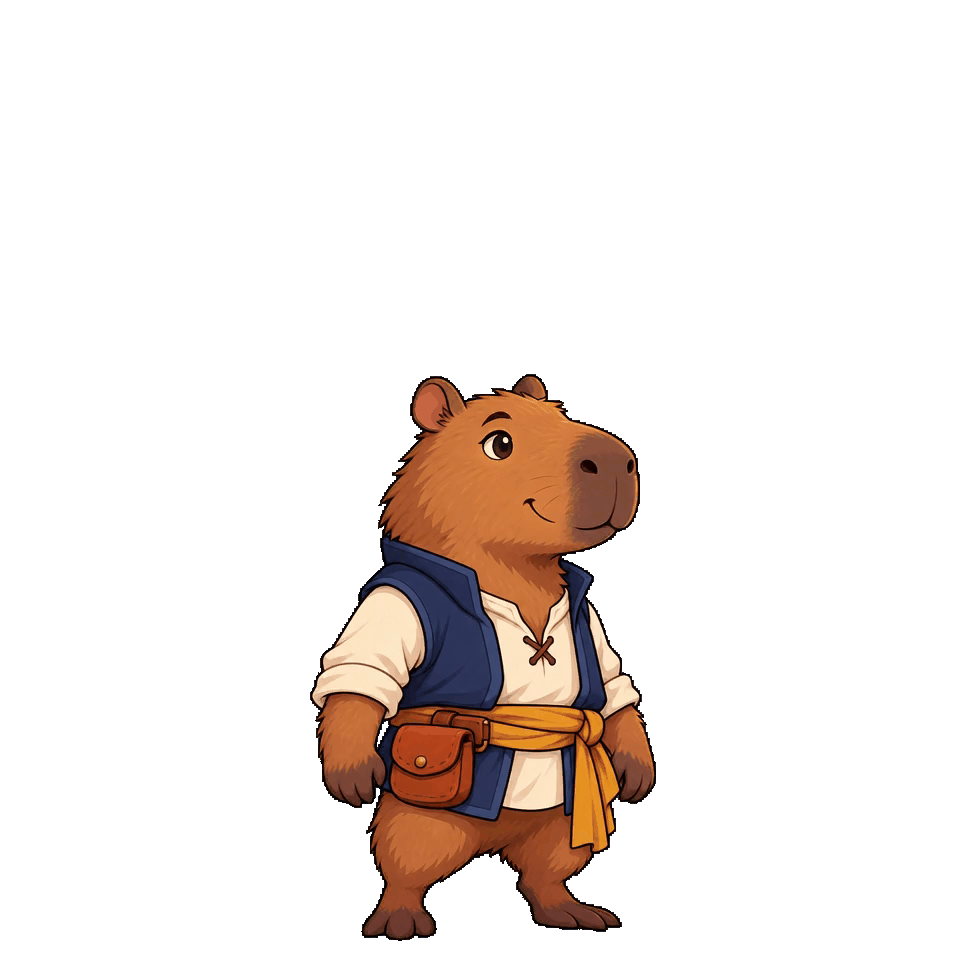 Actual capybara jump edited from fifteen poses