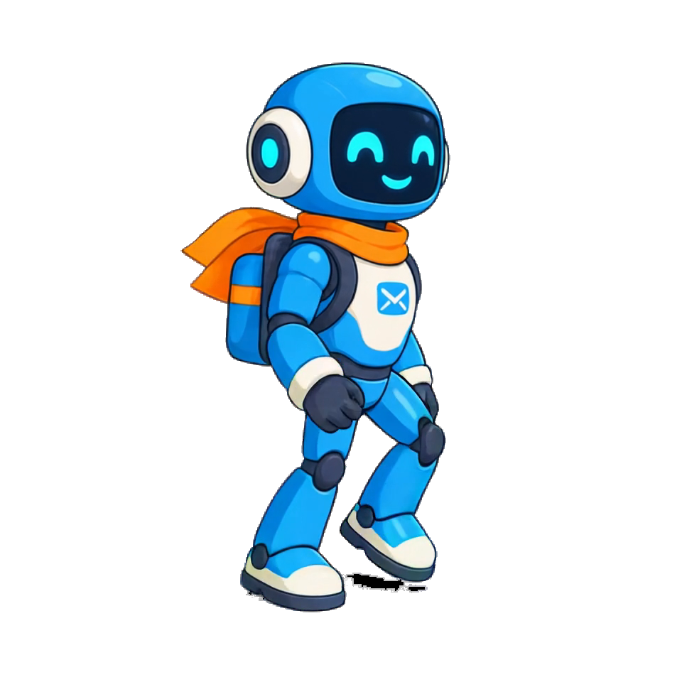 First selected pose from the robot walk animation